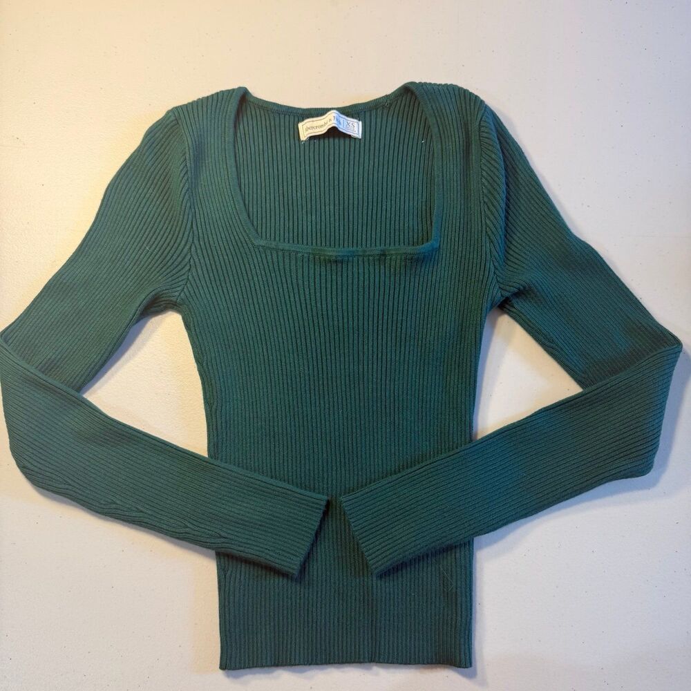 Abercrombie & Fitch squared neck ribbed top, XS